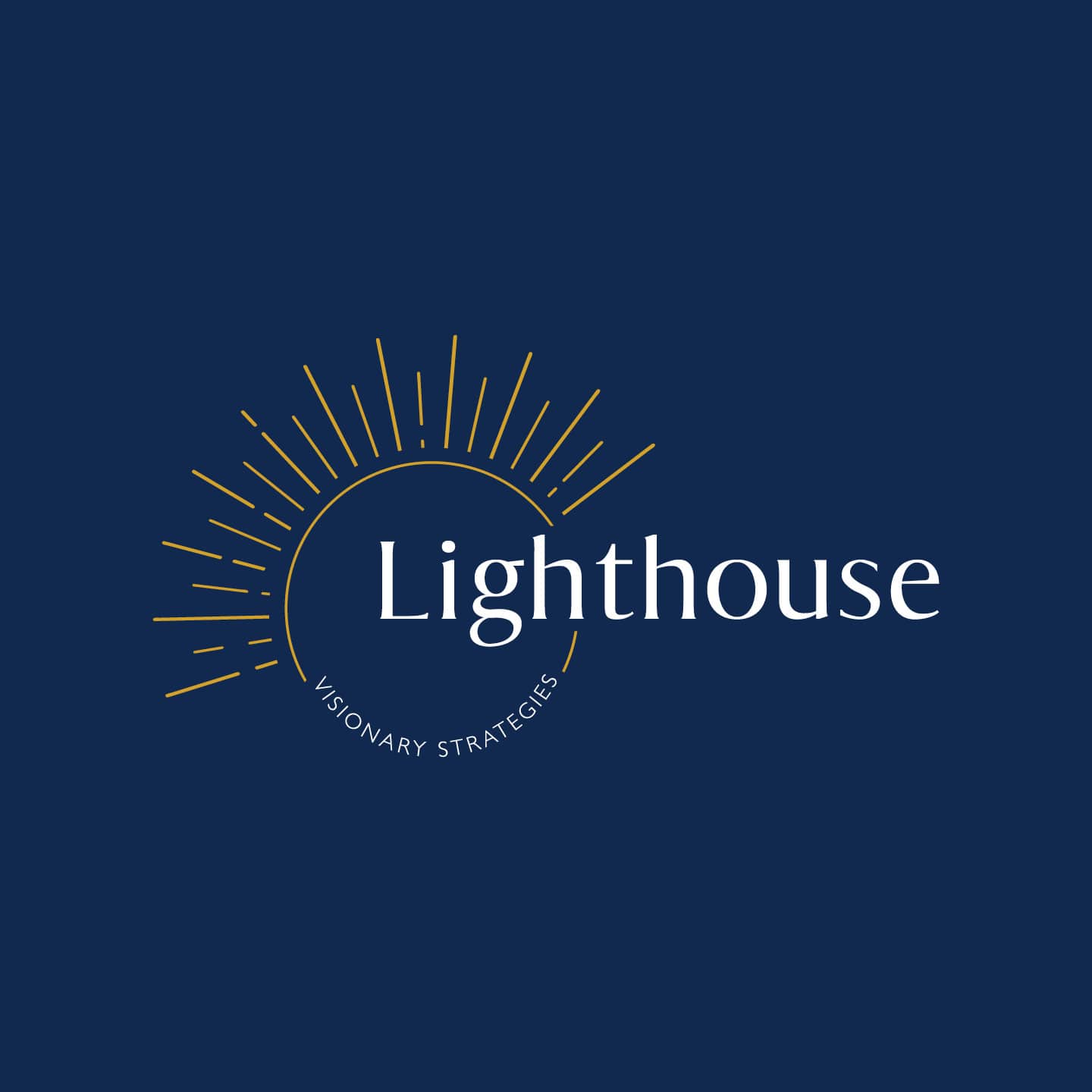 Lighthouse Visionary Brand Logo Design