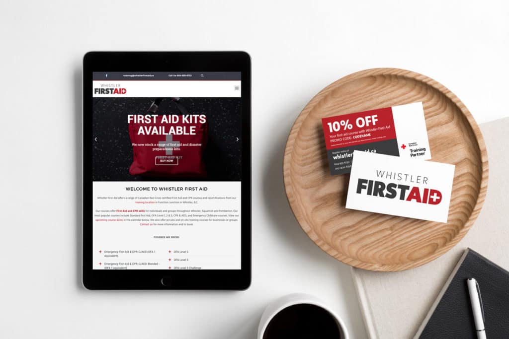 Whistler First Aid Startup Brand Design