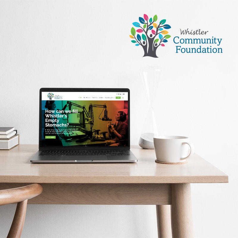 Website Design Example - Whistler Community Foundation