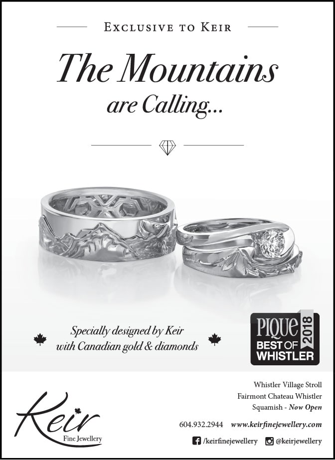 Keir Fine Jewellery Mountain Ring Ad Design