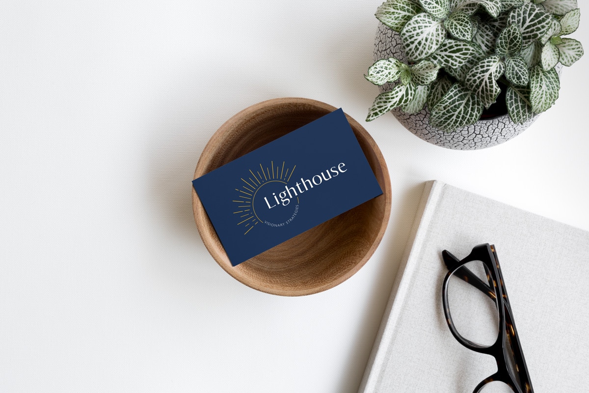 Lighthouse Visionary Business Card Design