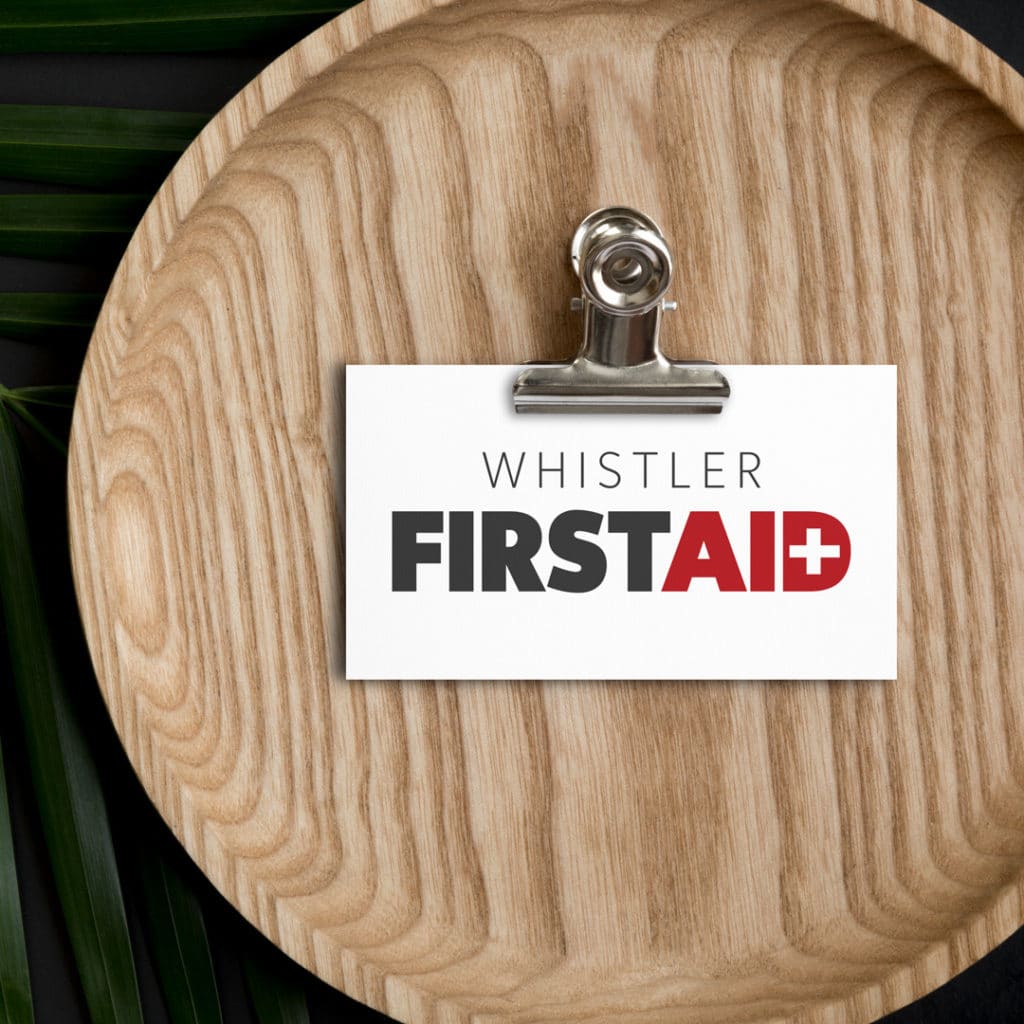 Whistler First Aid Business Card Design