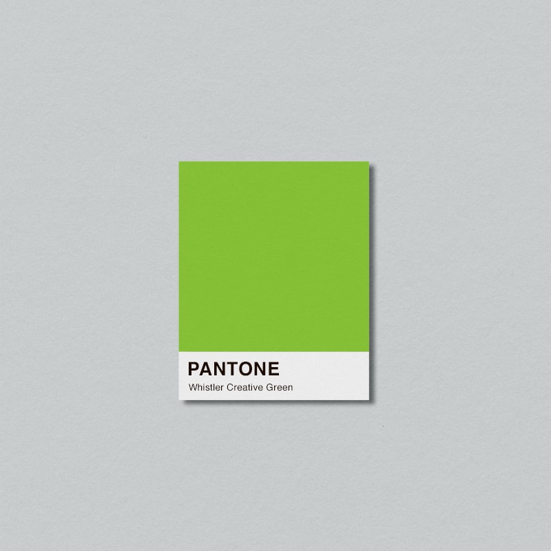 Whistler Creative Green Pantone Swatch