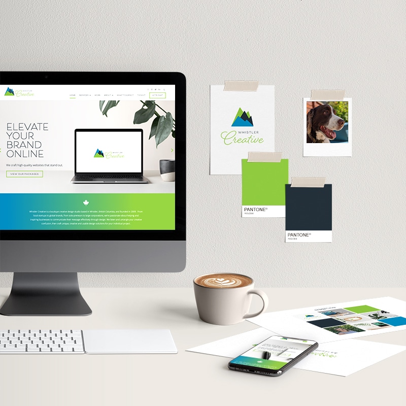 Whistler Creative Brand - Startup Package