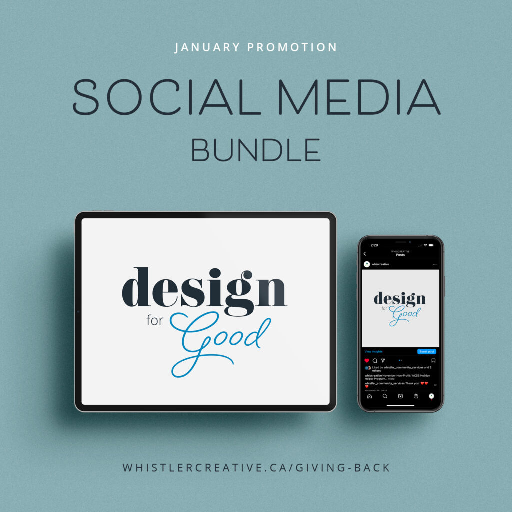 January promotion for a discounted Social Media Bundle.